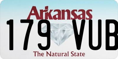 AR license plate 179VUB