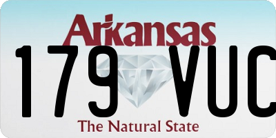 AR license plate 179VUC