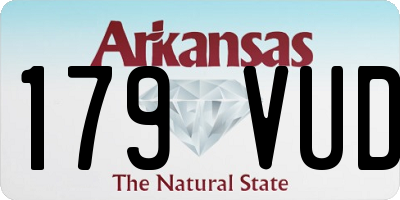 AR license plate 179VUD