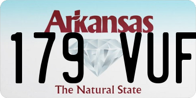 AR license plate 179VUF