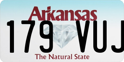 AR license plate 179VUJ