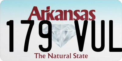 AR license plate 179VUL
