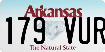 AR license plate 179VUR
