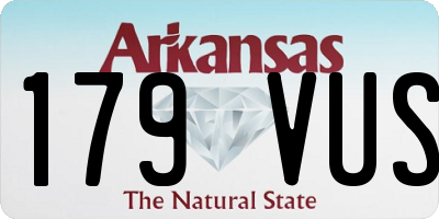 AR license plate 179VUS