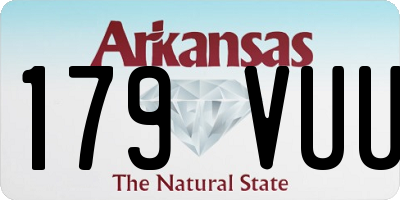 AR license plate 179VUU