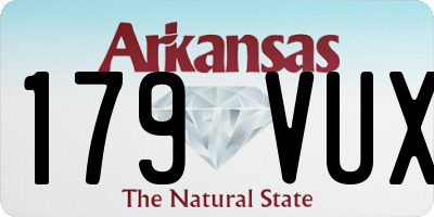 AR license plate 179VUX