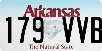 AR license plate 179VVB