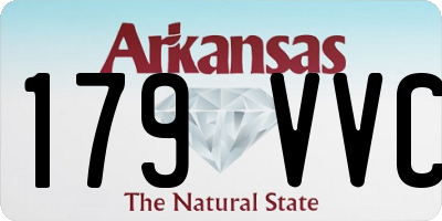 AR license plate 179VVC