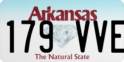 AR license plate 179VVE