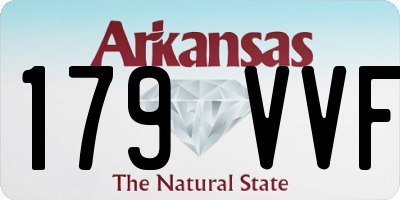 AR license plate 179VVF