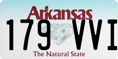 AR license plate 179VVI