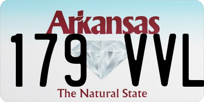 AR license plate 179VVL