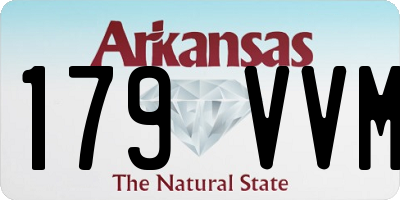 AR license plate 179VVM