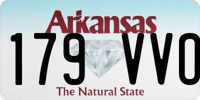 AR license plate 179VVO