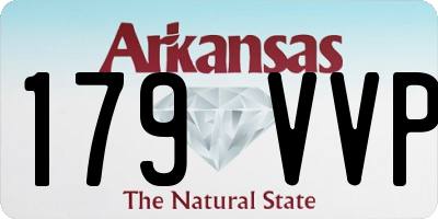 AR license plate 179VVP