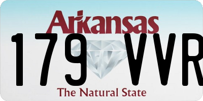 AR license plate 179VVR