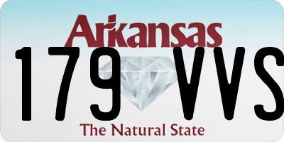 AR license plate 179VVS