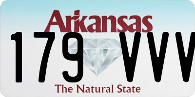 AR license plate 179VVV