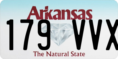 AR license plate 179VVX
