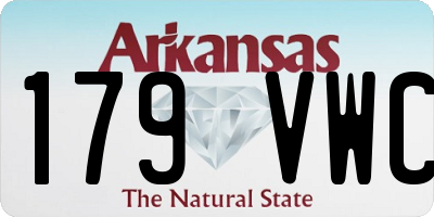AR license plate 179VWC