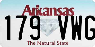 AR license plate 179VWG