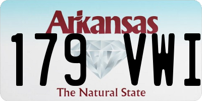 AR license plate 179VWI