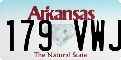 AR license plate 179VWJ