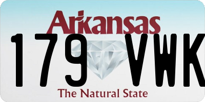 AR license plate 179VWK