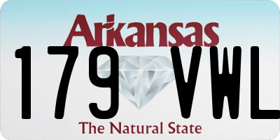 AR license plate 179VWL