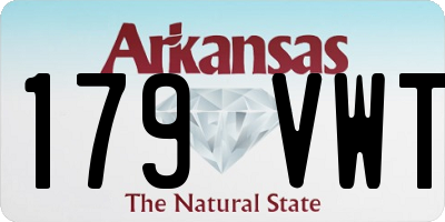 AR license plate 179VWT