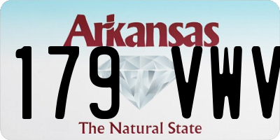 AR license plate 179VWV