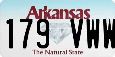 AR license plate 179VWW