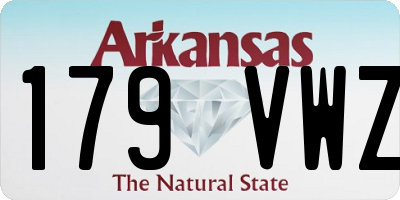 AR license plate 179VWZ