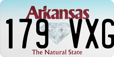 AR license plate 179VXG