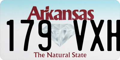 AR license plate 179VXH