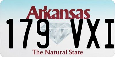 AR license plate 179VXI