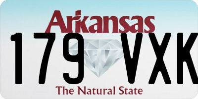 AR license plate 179VXK