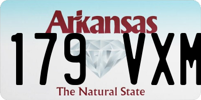 AR license plate 179VXM