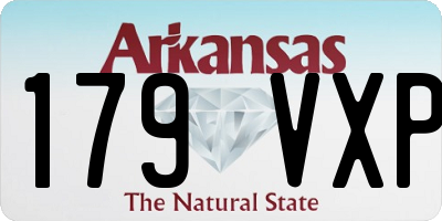 AR license plate 179VXP