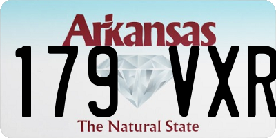 AR license plate 179VXR