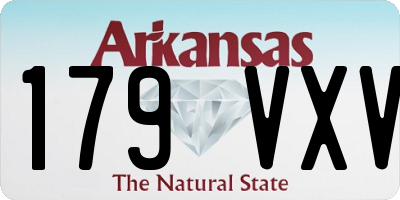 AR license plate 179VXV