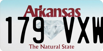 AR license plate 179VXW