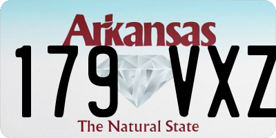 AR license plate 179VXZ