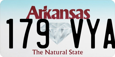 AR license plate 179VYA