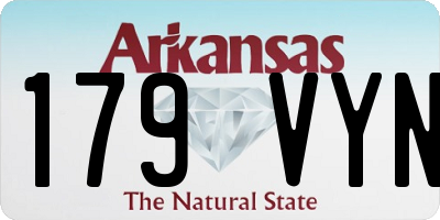 AR license plate 179VYN