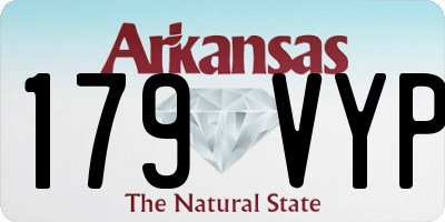 AR license plate 179VYP
