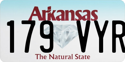 AR license plate 179VYR