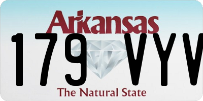 AR license plate 179VYV