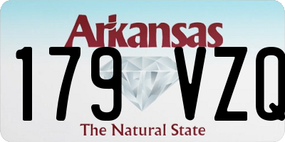 AR license plate 179VZQ