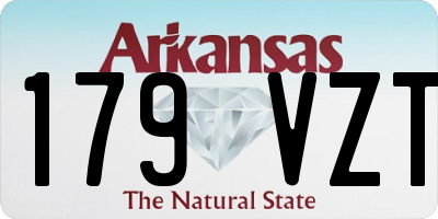 AR license plate 179VZT